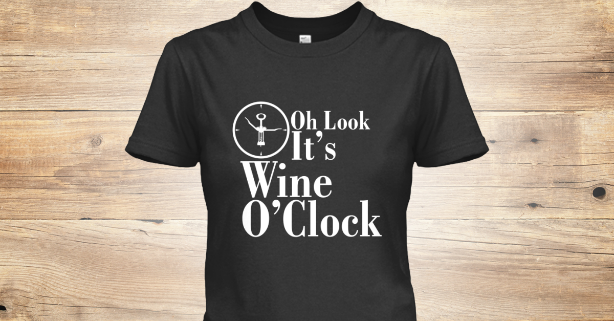 wine oclock shirt