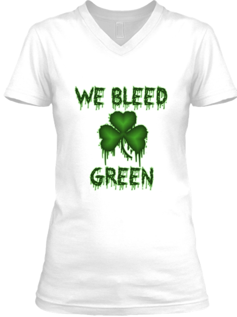 bleed green t shirt