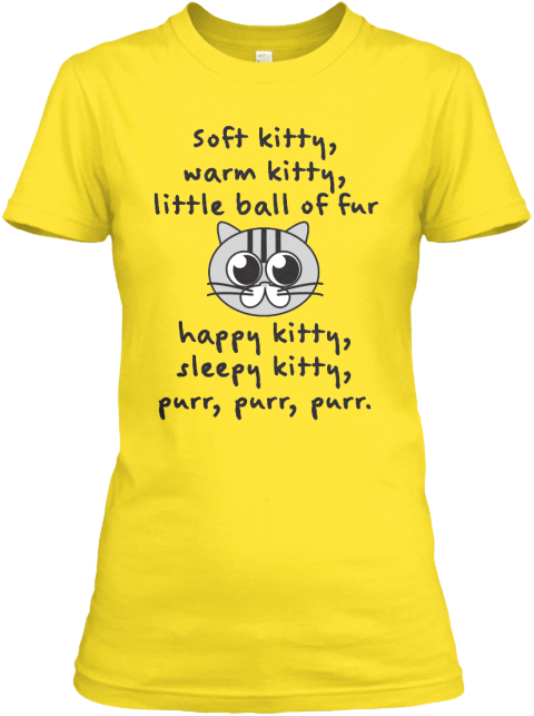 soft kitty tshirt