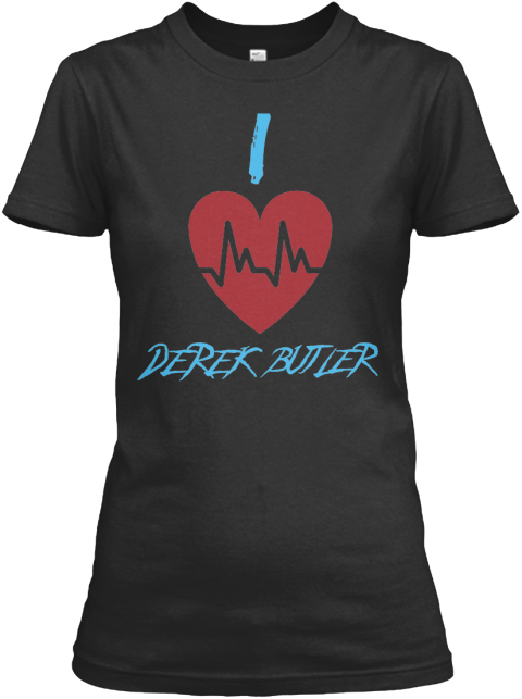 derek heart tshirt