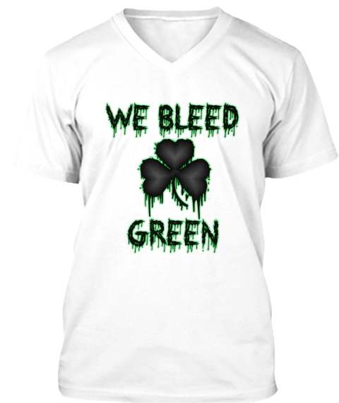 bleed green t shirt