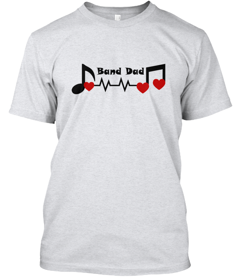 Band Dad Heartbeat Products Teespring
