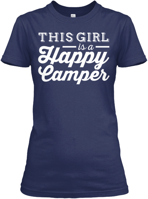 women's happy camper t shirt