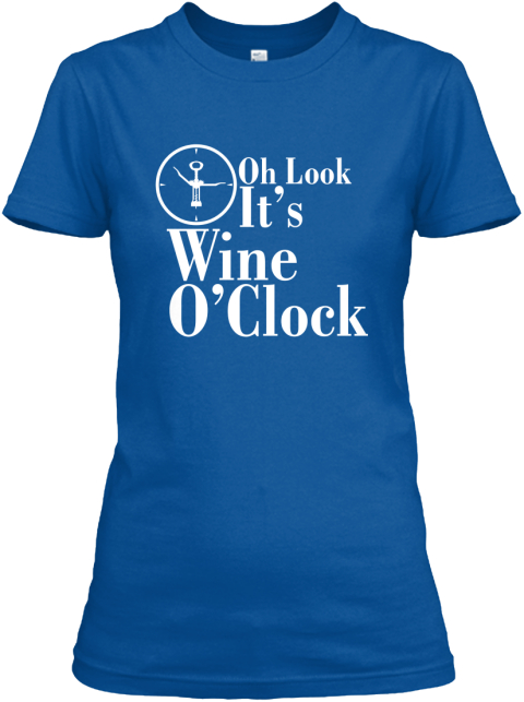 wine oclock shirt