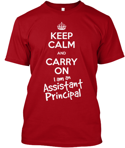 assistant principal t shirts