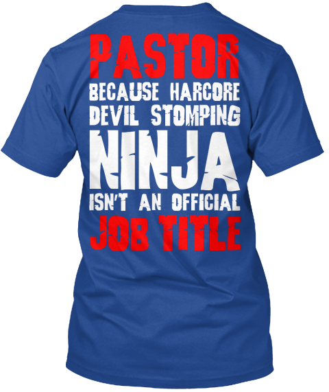 pastor ninja shirt