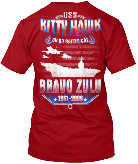 uss kitty hawk t shirt