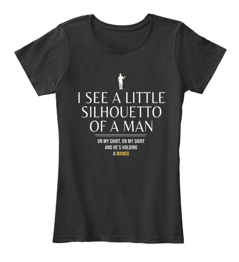 i see a little silhouetto of a man shirt