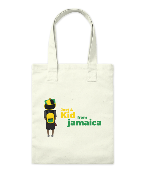Just A Kid From Jamaica Natural T-Shirt Front
