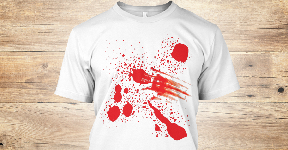 bloody shirts for halloween