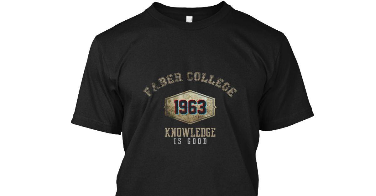 faber college shirt