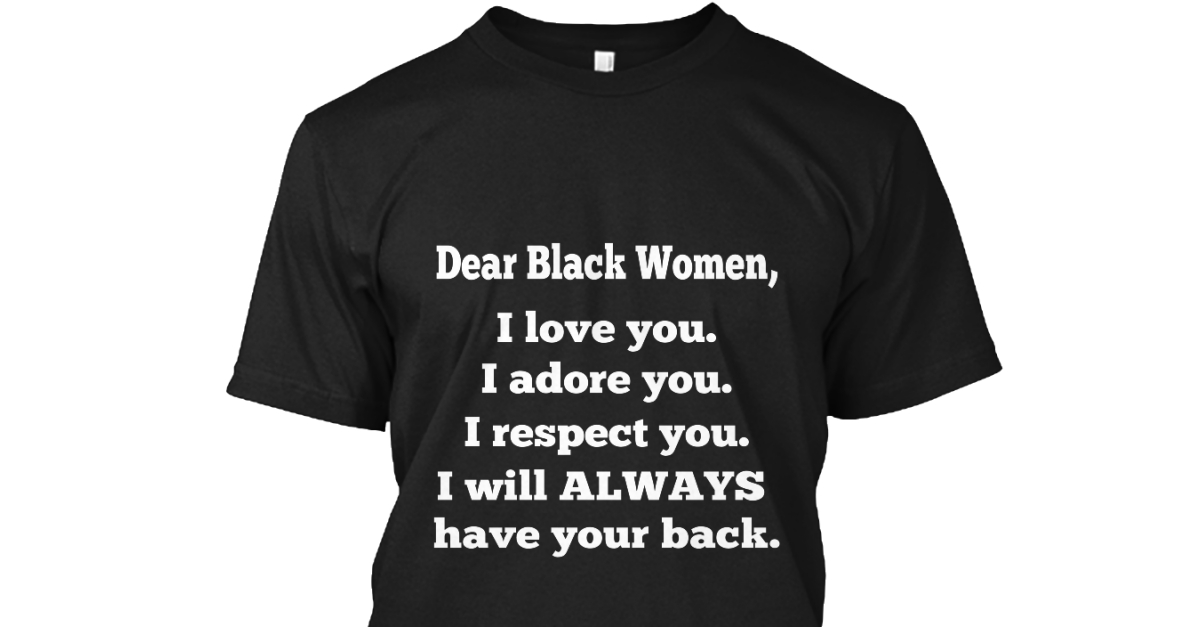 i love black women t shirt