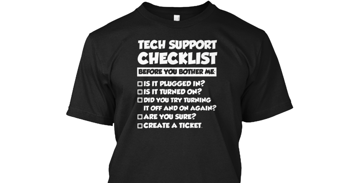 it support t shirt