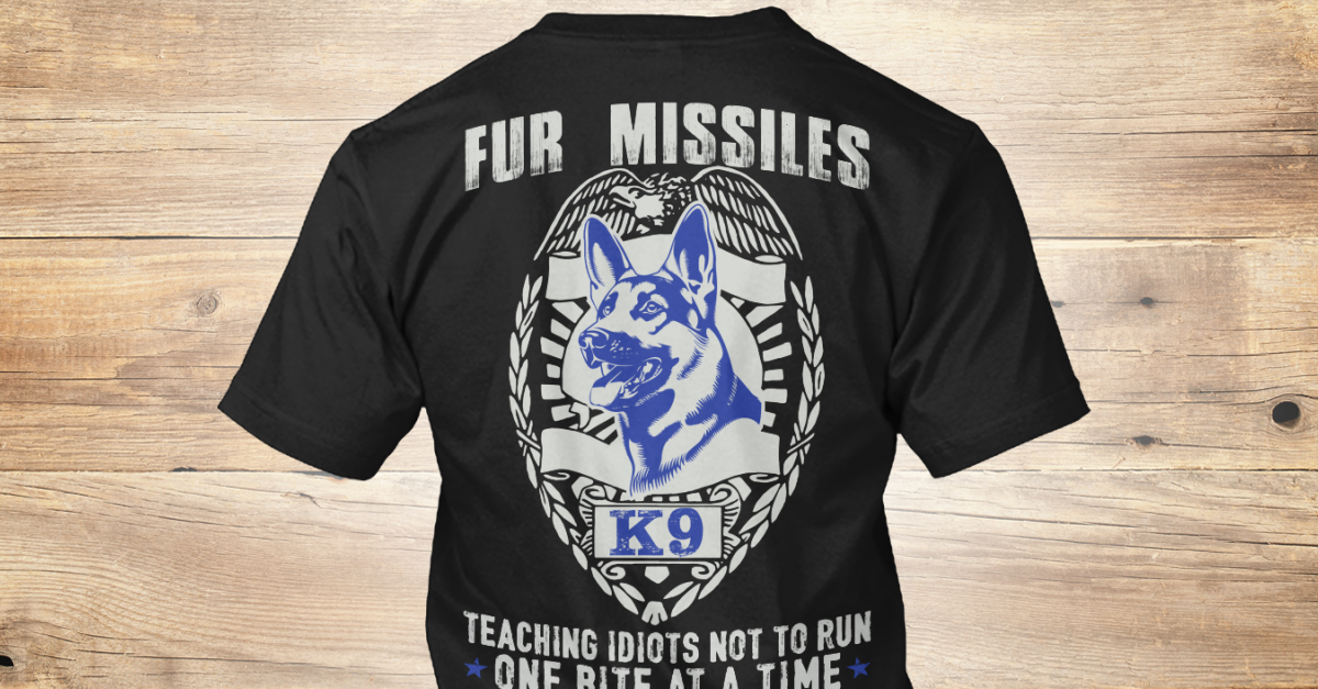 thin blue line k9 shirt