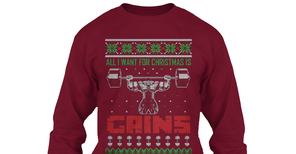 gains ugly sweater