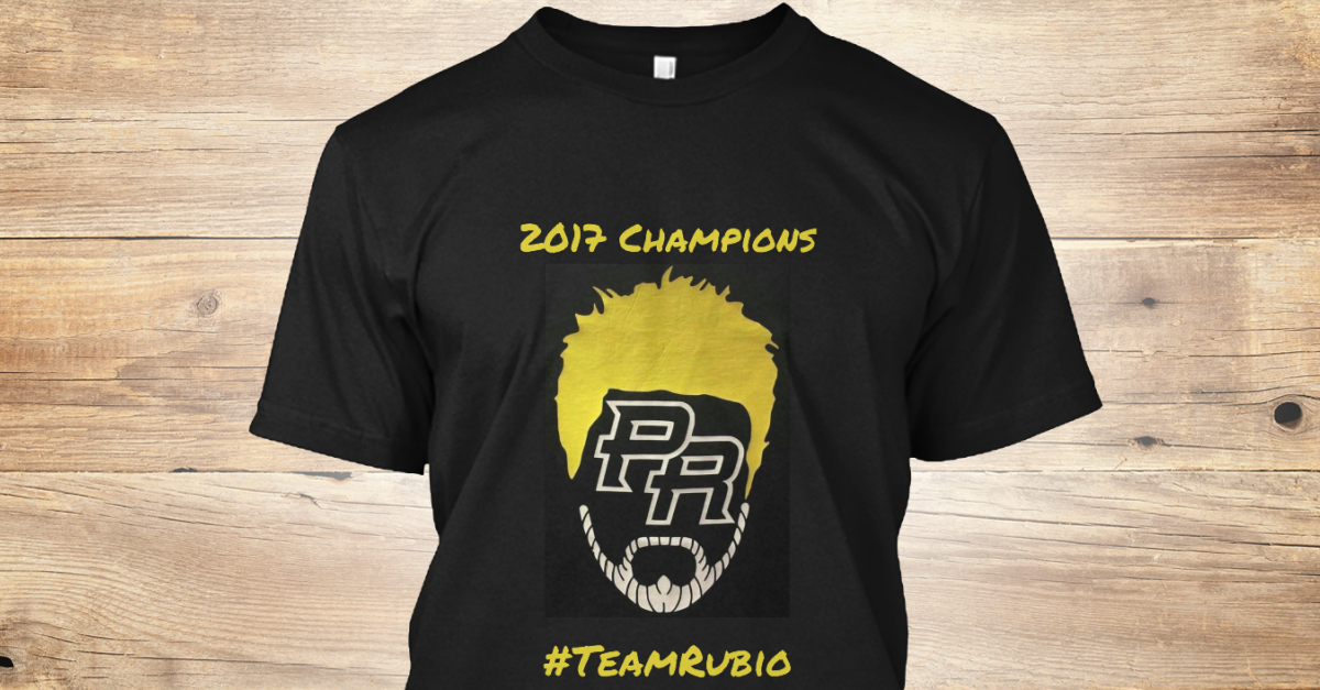 Team Rubio 2017 Champions - 2017 champions PR #teamrubio Products