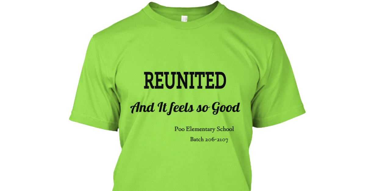 tshirt design for batch reunion