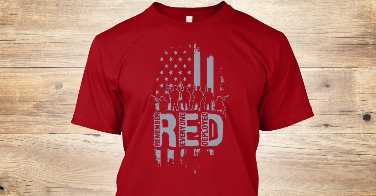 red deployed shirts