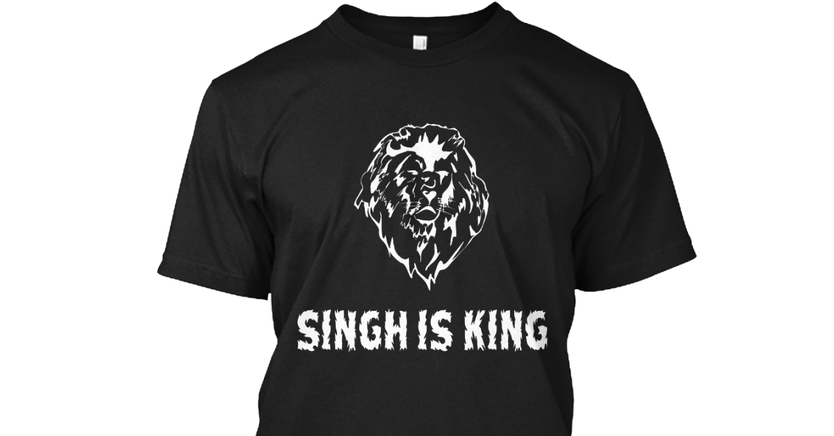 Singh is King T-shirt - NEKAVO - Online shopping store