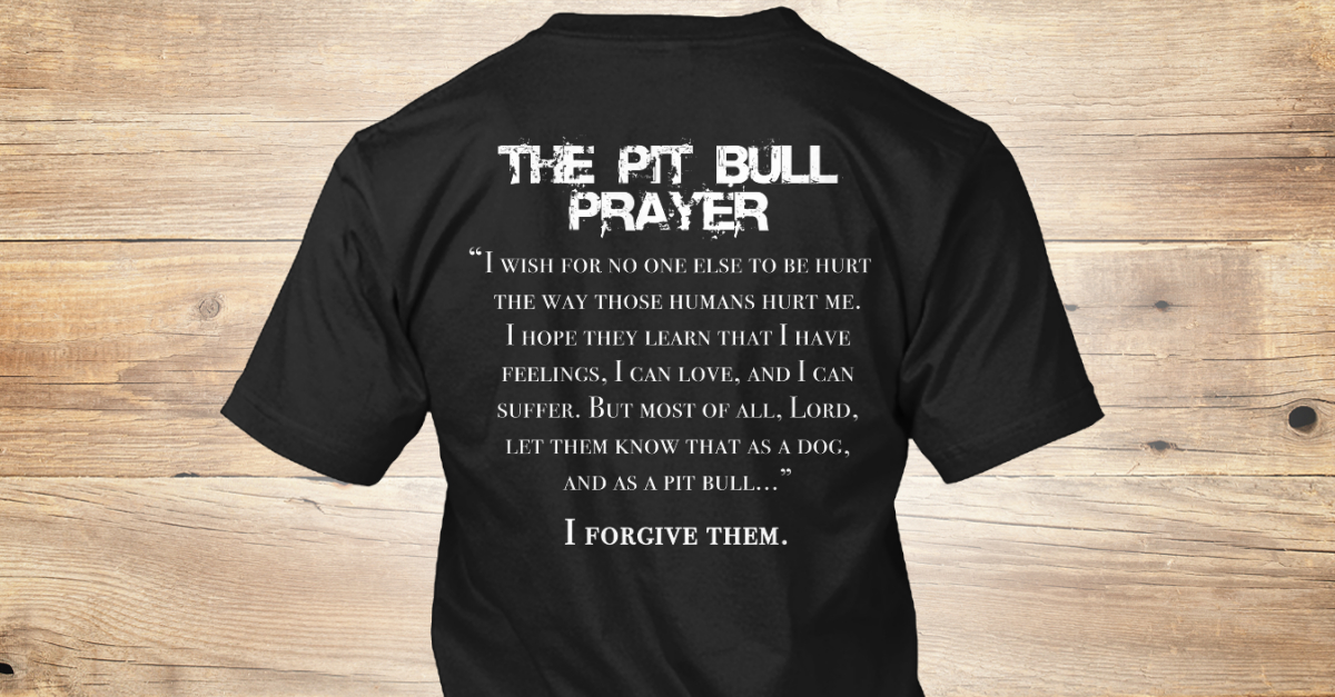 pit bull prayer t shirt