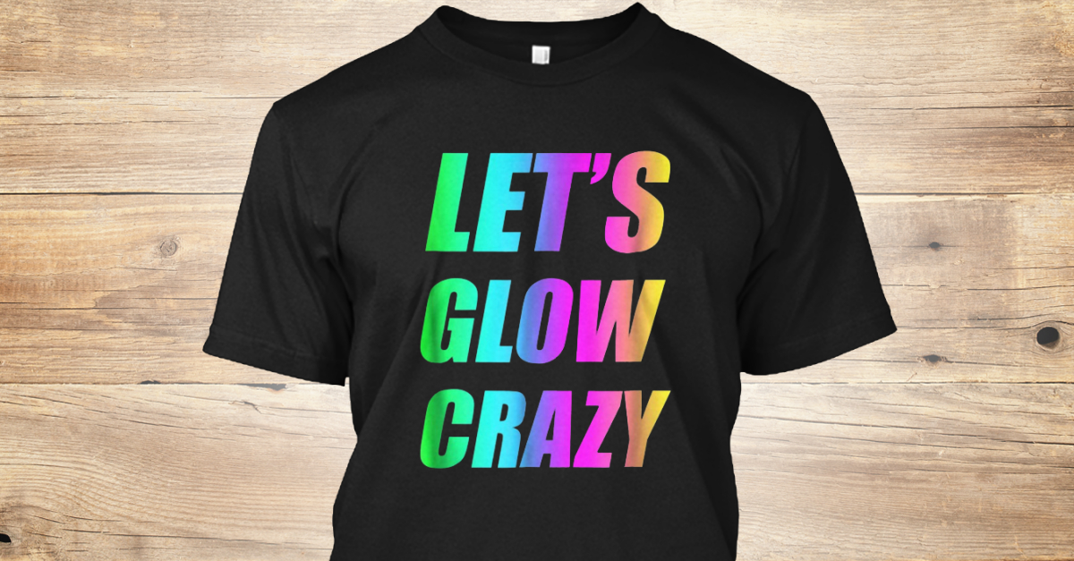 glow party t shirt