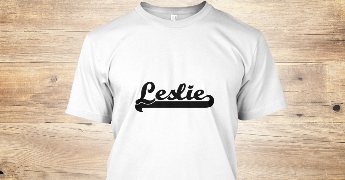 Leslie Classic Retro Name Design - LESLIE Products