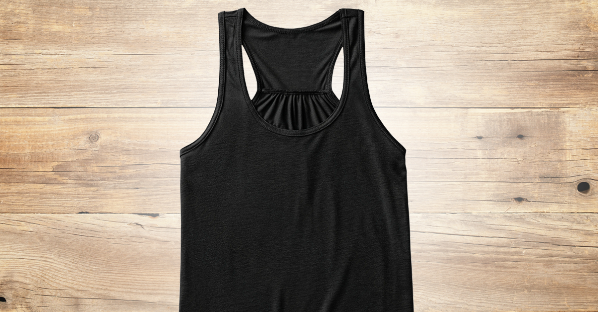 tank top mock up
