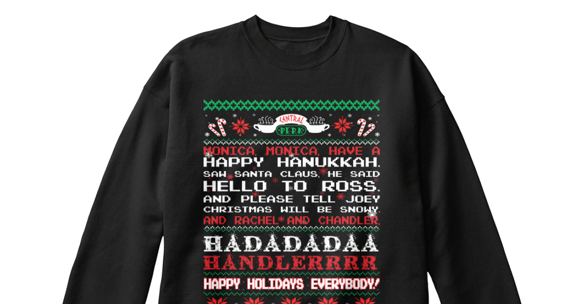 happy hanukkah jumper