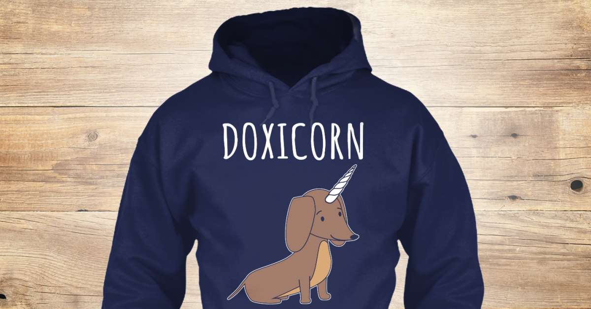 dachshund unicorn figurine