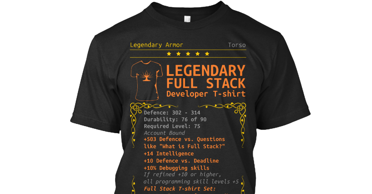 Legendary Full Stack Developer Products 