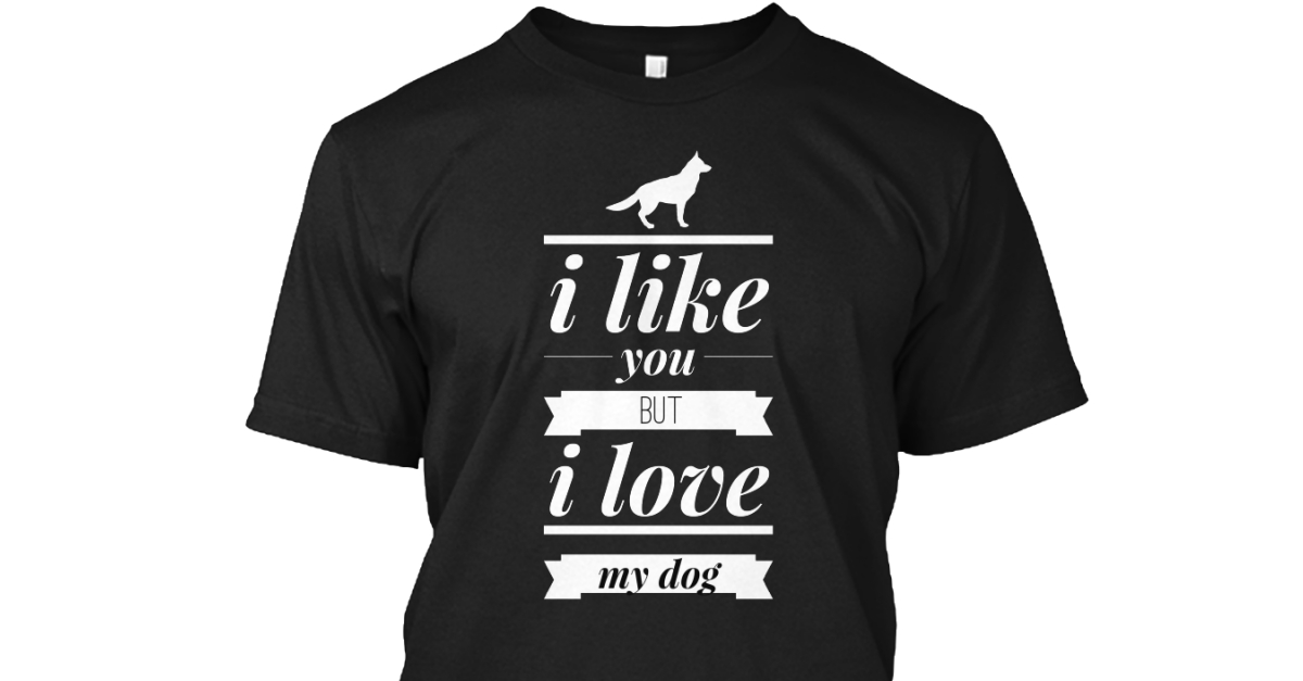 DOGS I LOVE T-SHIRT