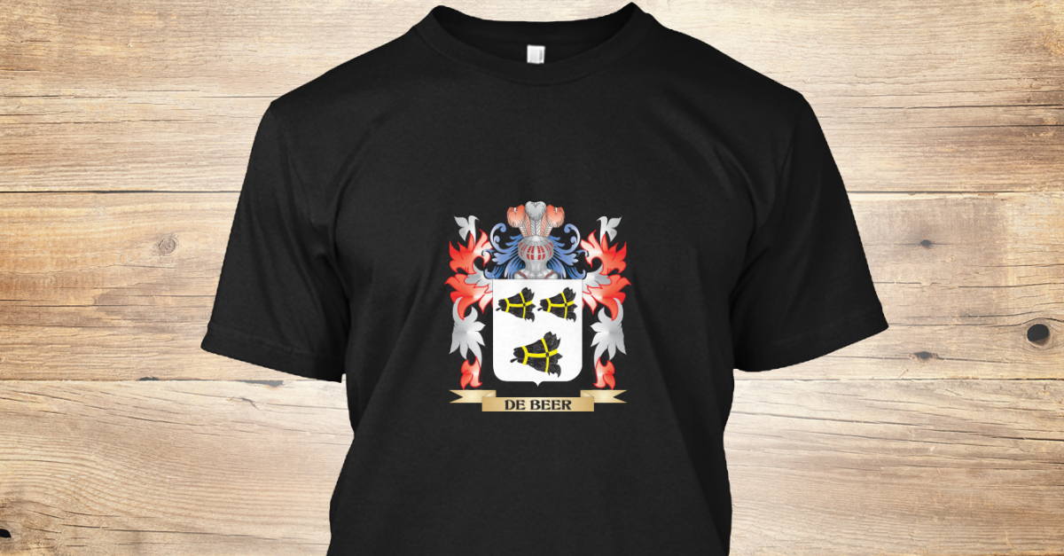 De Beer Coat Of Arms Family Crest Products