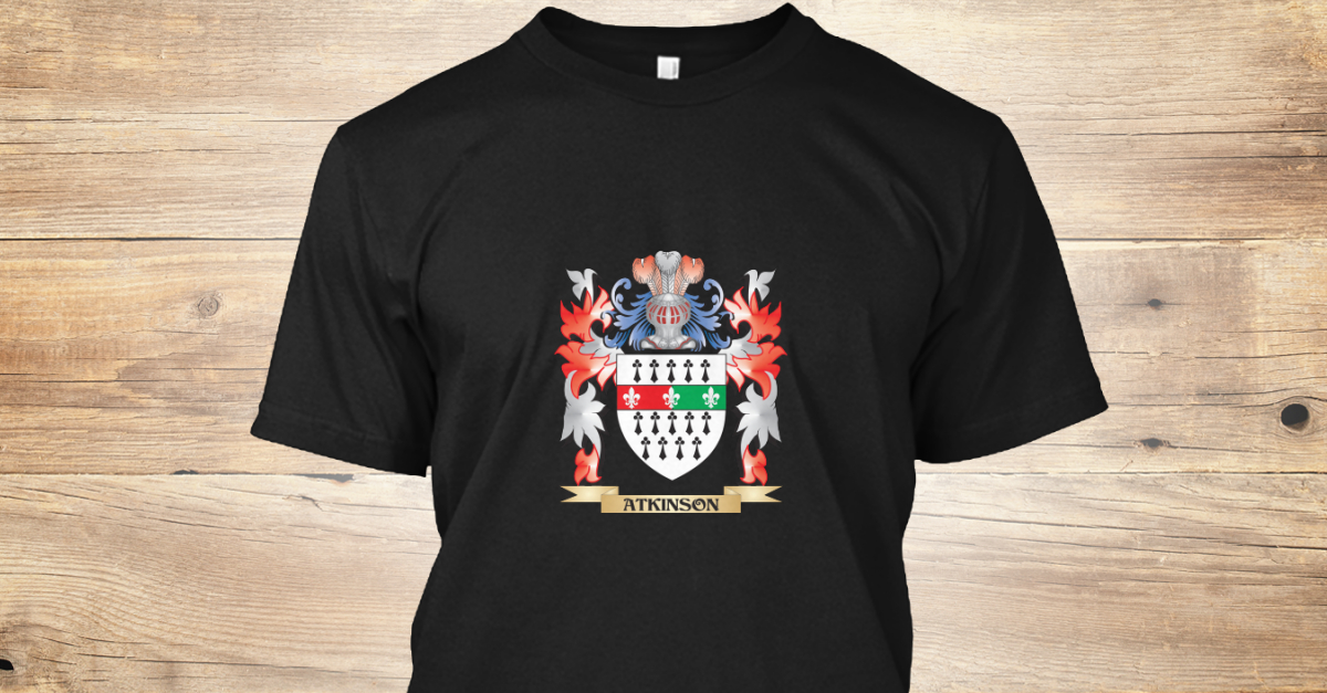 Atkinson Coat Of Arms Family Crest Products