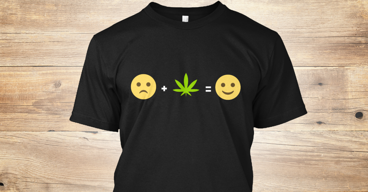 Cannabis Happy Face Patch – threddies