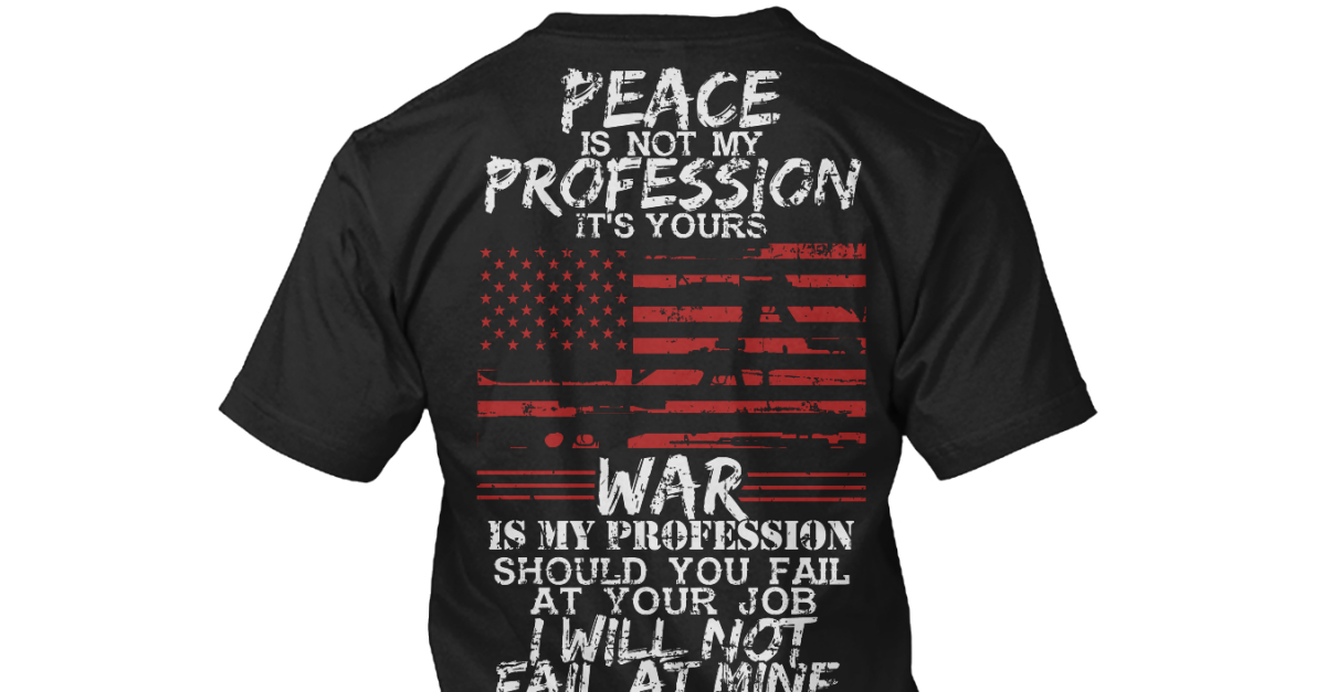 War Is Just A Hobby~NEW PATRIOTIC BUMPER STICKER~Peace Is Our Profession