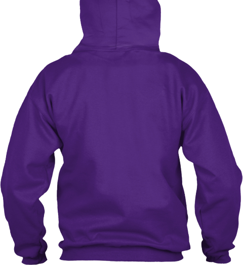 Hoodie Hip Hop Dancer Musical Notes Purple T-Shirt Back
