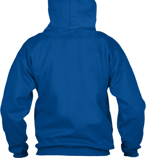 Born In 1975 " Limited Edition Hoodies Royal T-Shirt Back