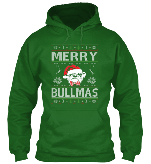 Merry Bullmas Irish Green T-Shirt Front