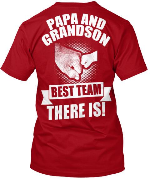 matching papa and grandson shirts