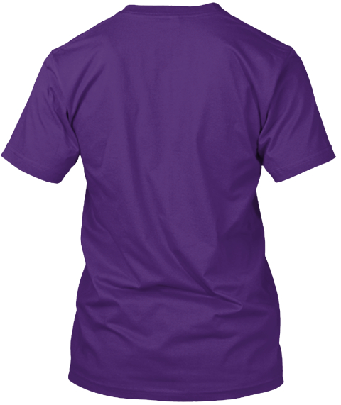 Real Girls Ride Dirt Bikes Purple T-Shirt Back