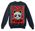 panda christmas t shirt