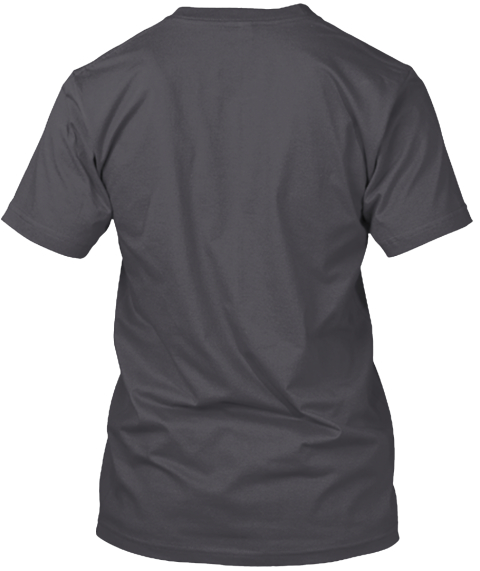 Grunge Logo Asphalt T-Shirt Back