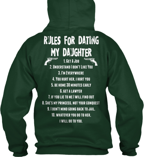12 rules for dating my daughter I remember my mother she said to never let a guy place his hand on my knee i see so many dating couples with their are you going to let your daughter. 12 rules for dating my daughter I remember my mother she said to never let a guy place his hand on my knee i see so many dating couples with their are you going to let your daughter.