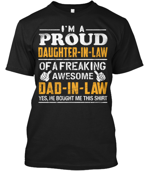 i have the best daughter in law shirt