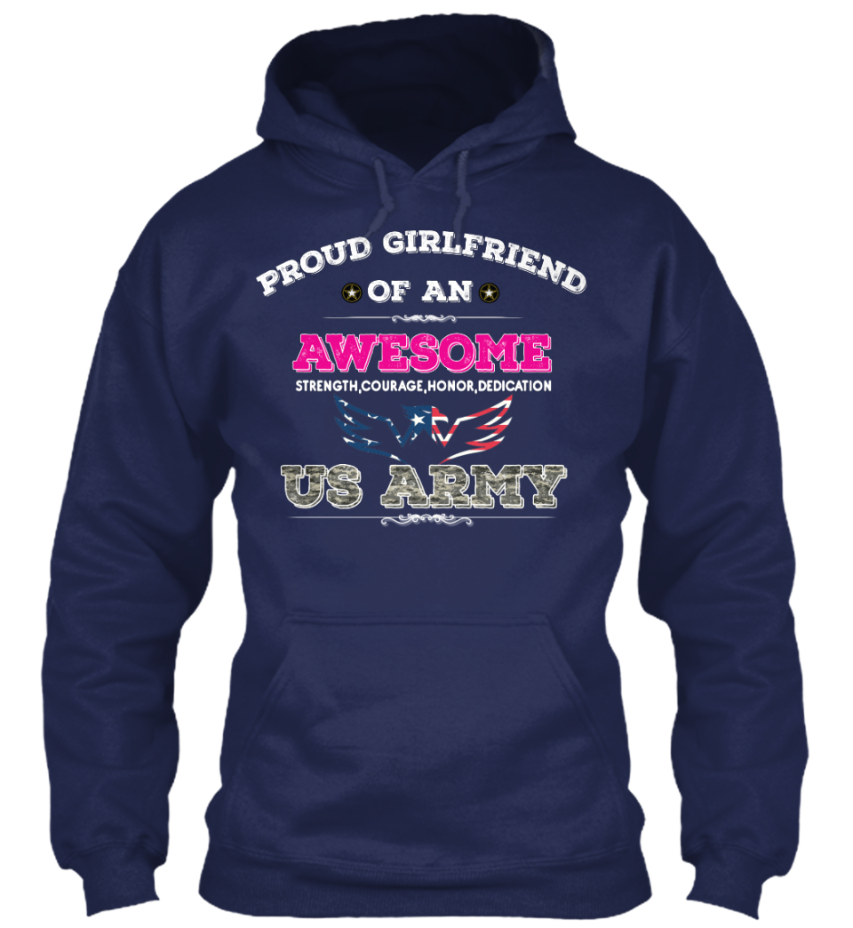 army girlfriend hoodie