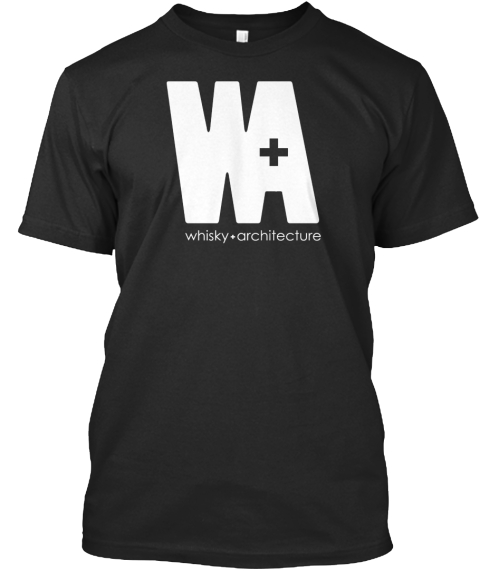 Whisky Architecture Wa Black T-Shirt Front