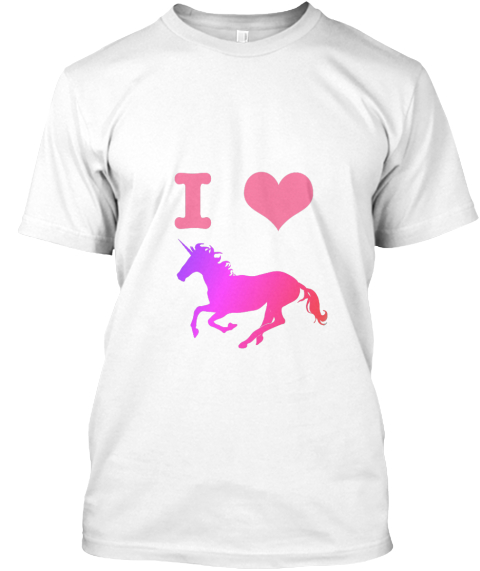 I Love Unicorn T-Shirt