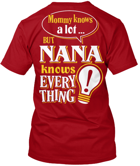 nana red shirt