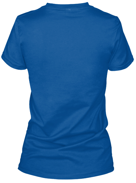Sewing Machine Tshirt Limited Edition Royal T-Shirt Back