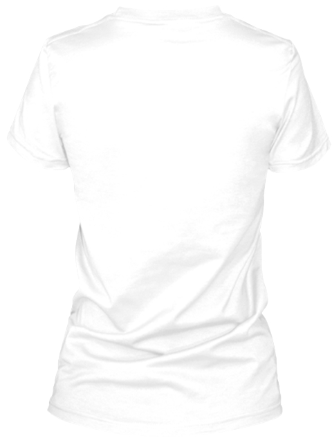 Just A Kid From Jamaica  White T-Shirt Back